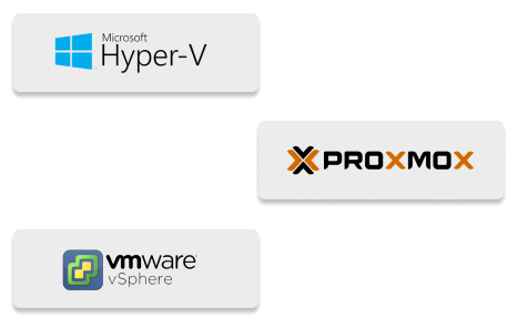 Hyper-V, Promax, vm-ware vSphere