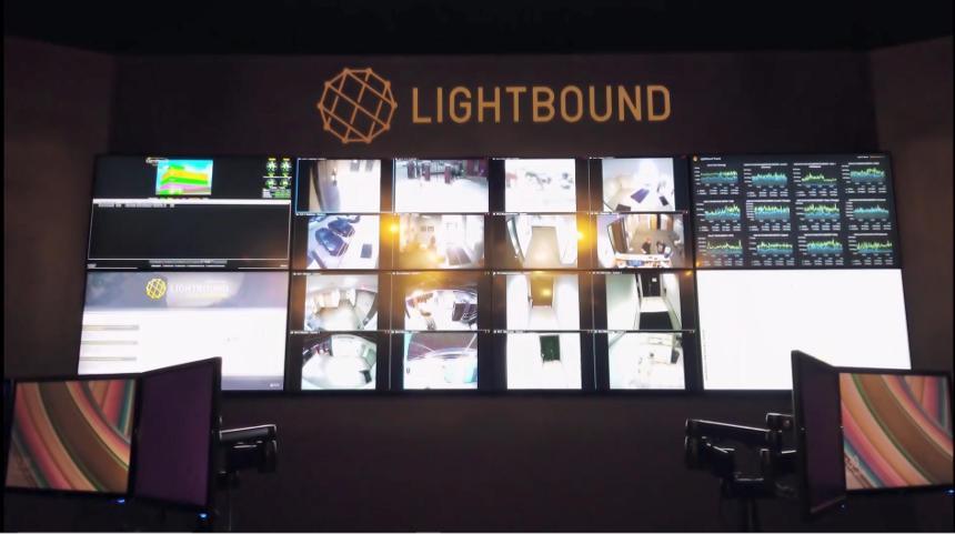 Sala di controllo Lightbound Centro di comando Centro operativo di rete Video Wall