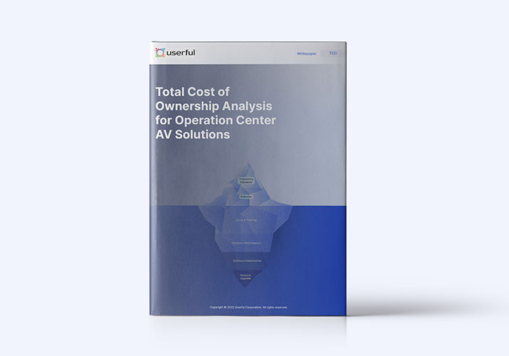 Userful's Total Cost of Ownership Analysis for Operation Center AV Solutions Ebook